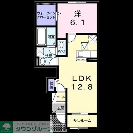 コリーナ アルモ Eの物件間取画像